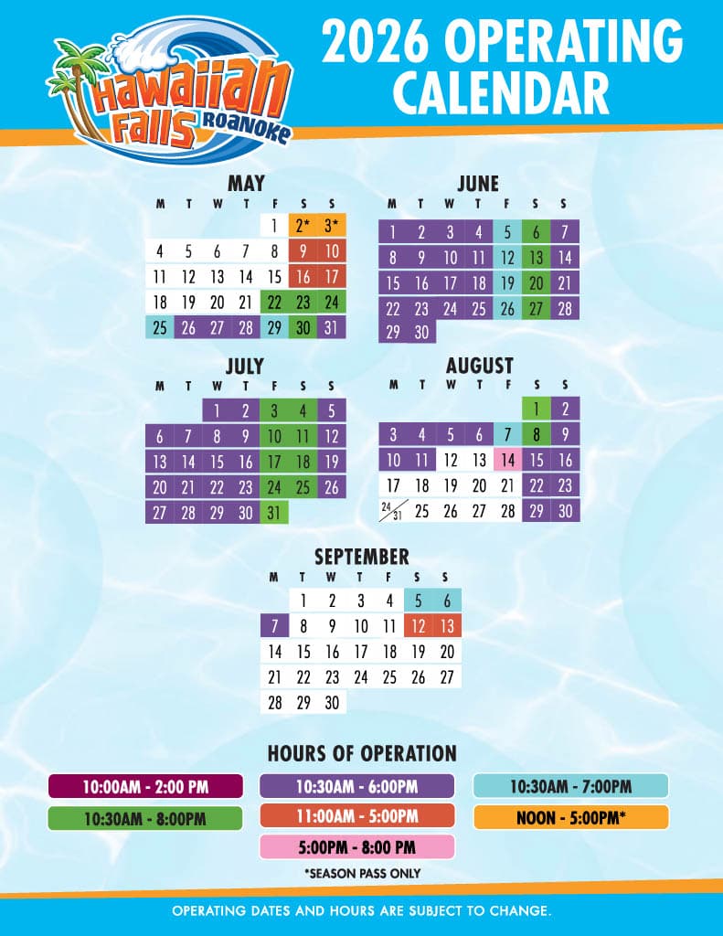 Season Calendar