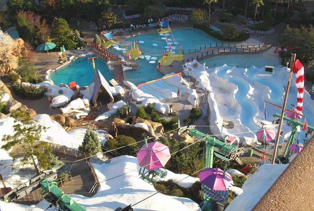 Ski Patrol slide tower at Disney's Blizzard Beach in Orlando