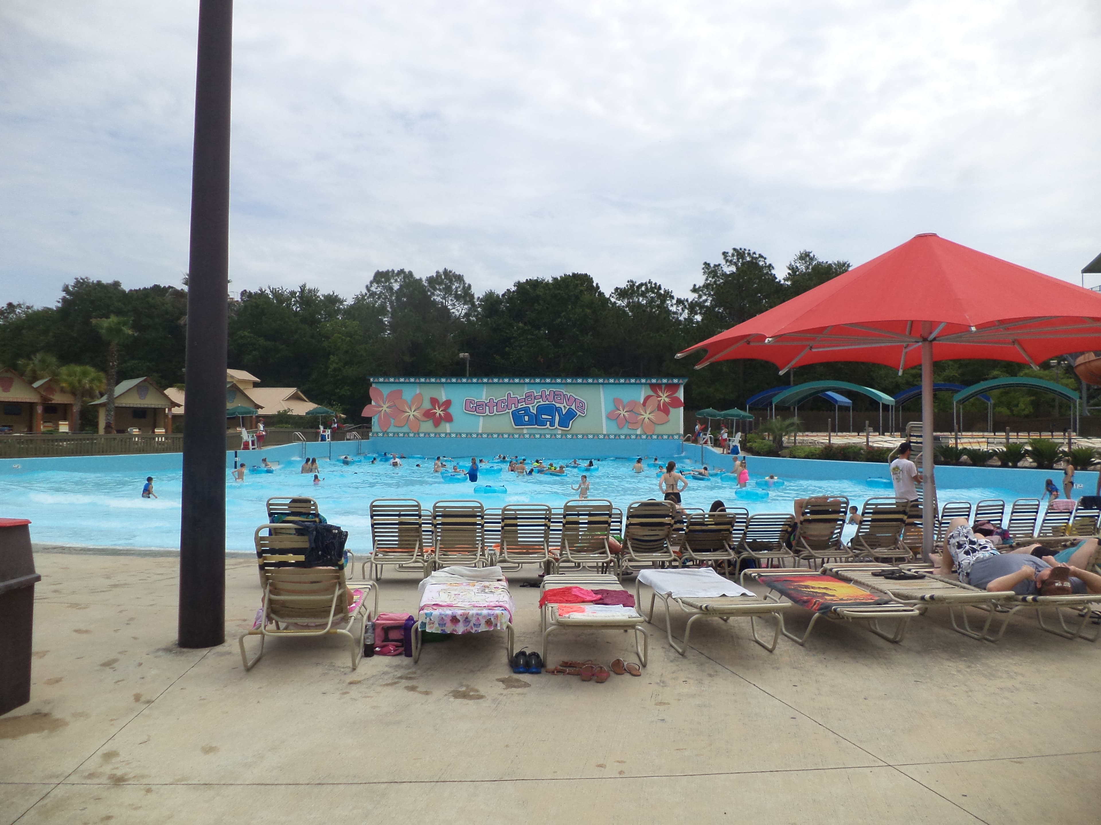The Catch-a-Wave Bay wave pool at Wild Adventures in Georgia