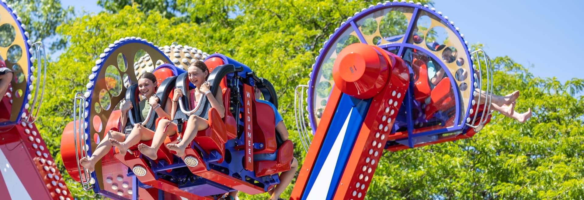 Riders on Time Twister at Waldameer.