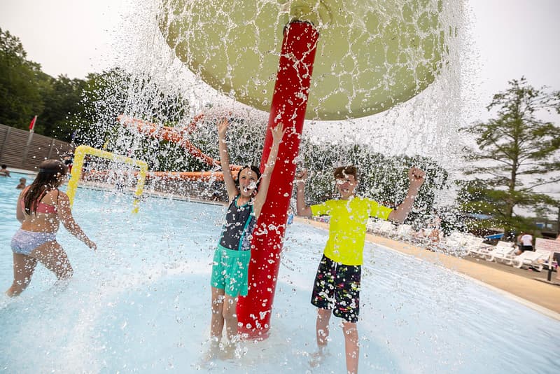 Kids having fun at Lagoon Activity Pool
