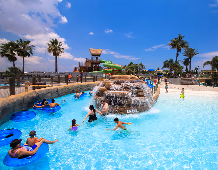 Palm Beach at Moody Gardens water park