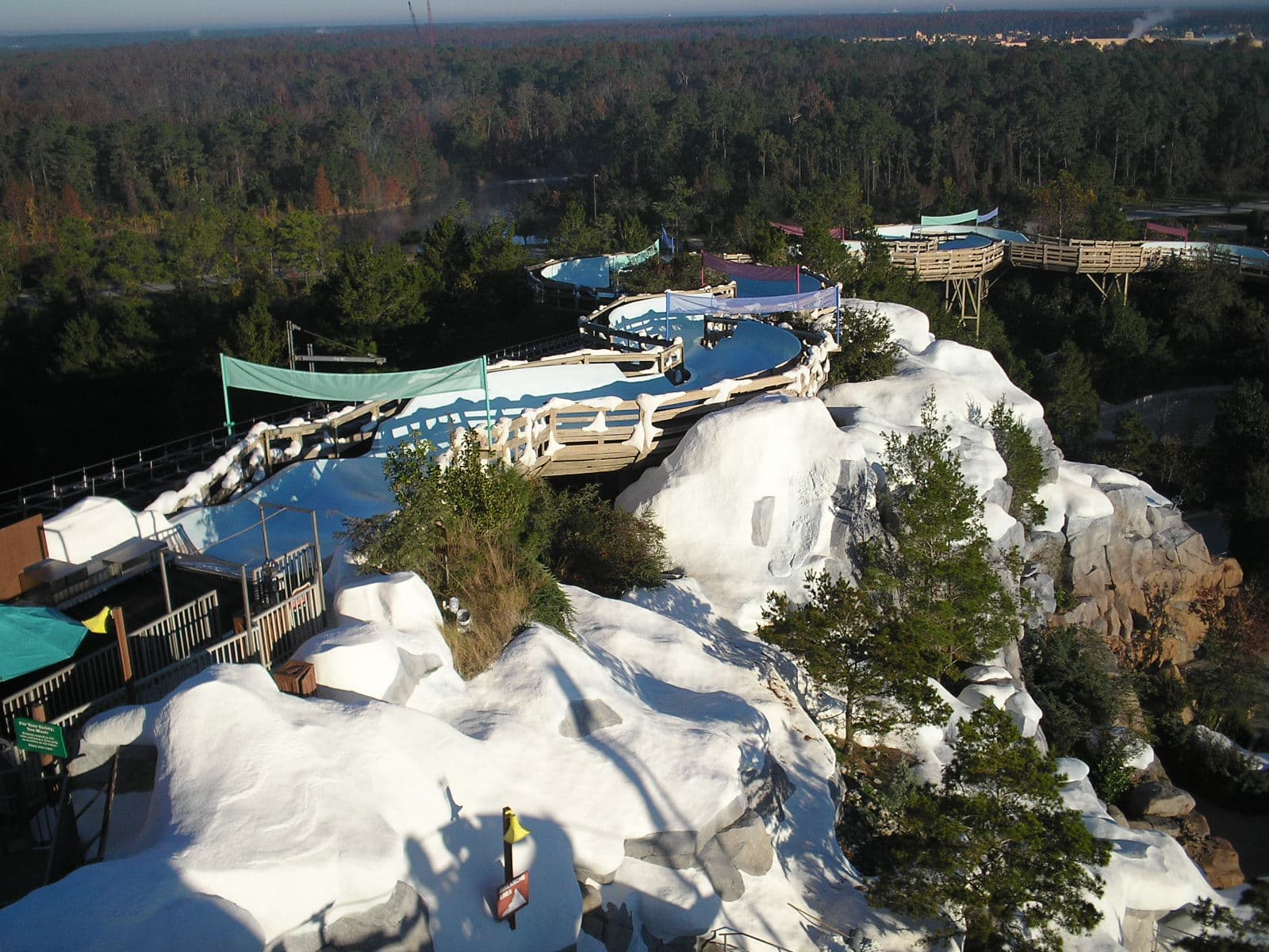 The Team Boat Springs family raft slide at Disney's Blizzard Beach